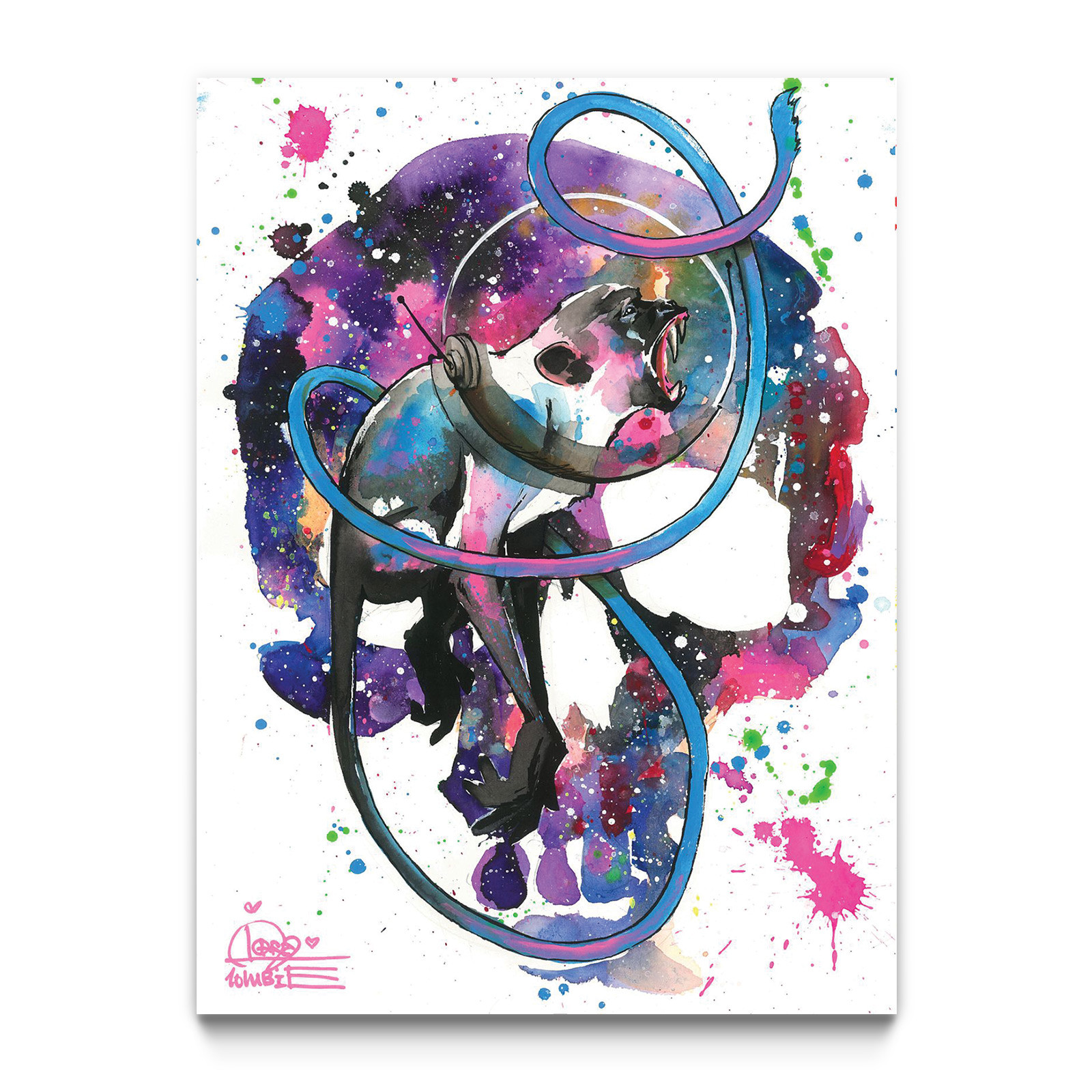 space monkey print from