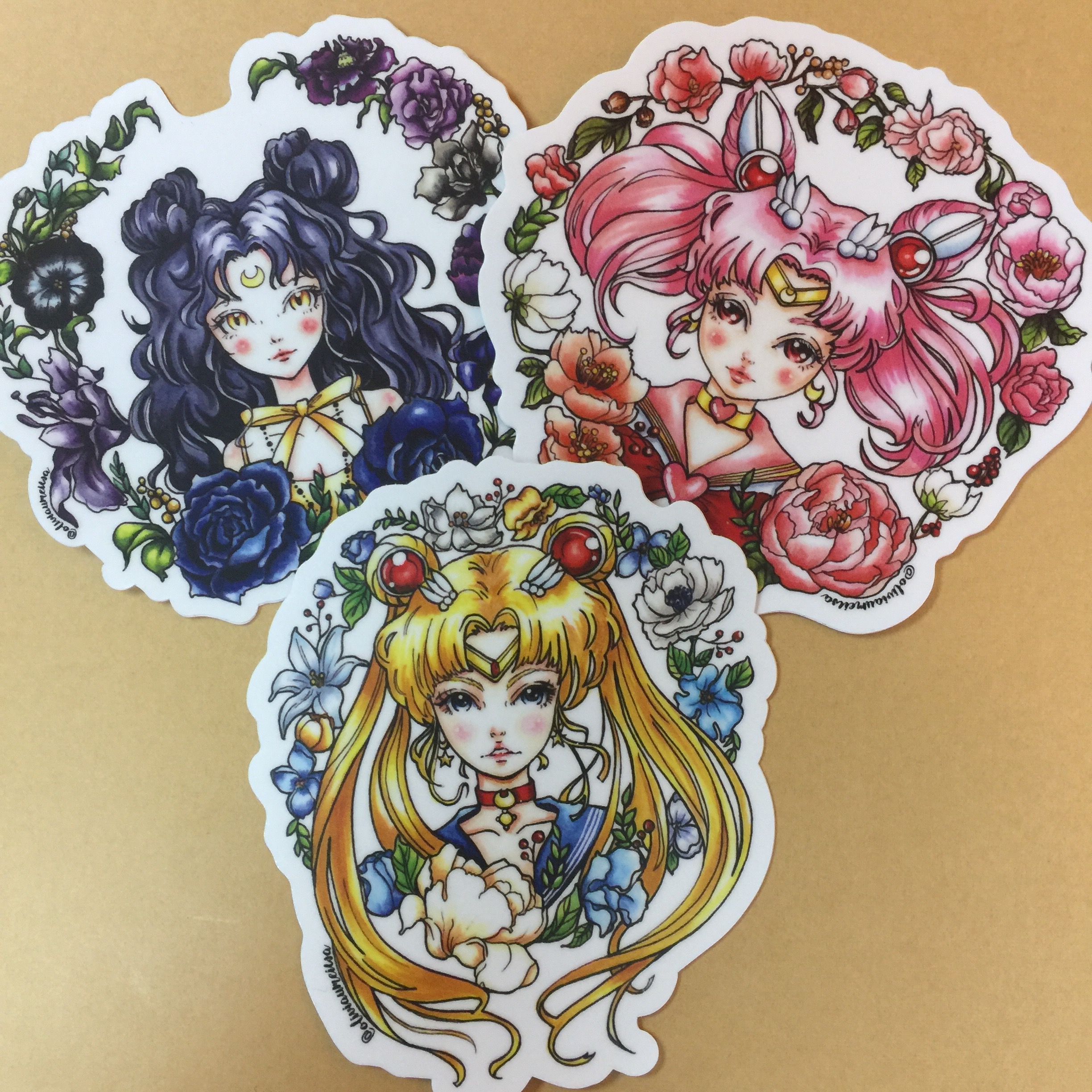 sailor moon stickers set on storenvy