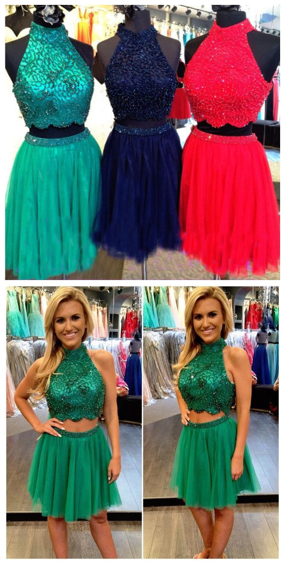 Short Green Cocktail Dress