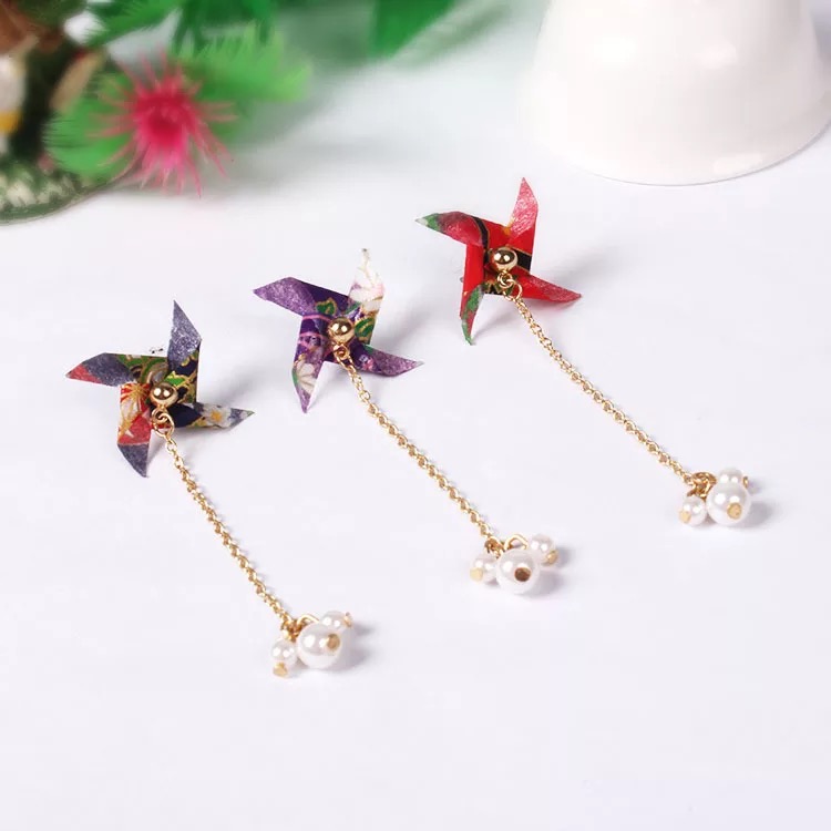 Windmill Earrings Origami Windmill Origami Earrings Origami