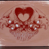 Frederick James Love Rot (PINK)- Acrylic Transfer