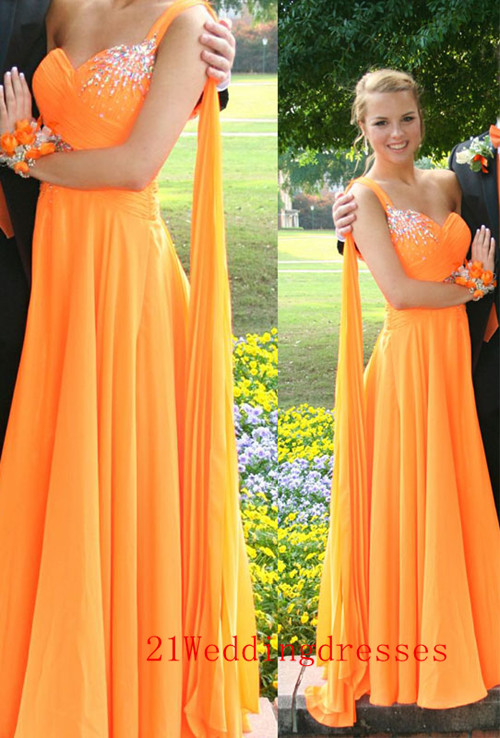 Orange Prom Dresses for Cheap