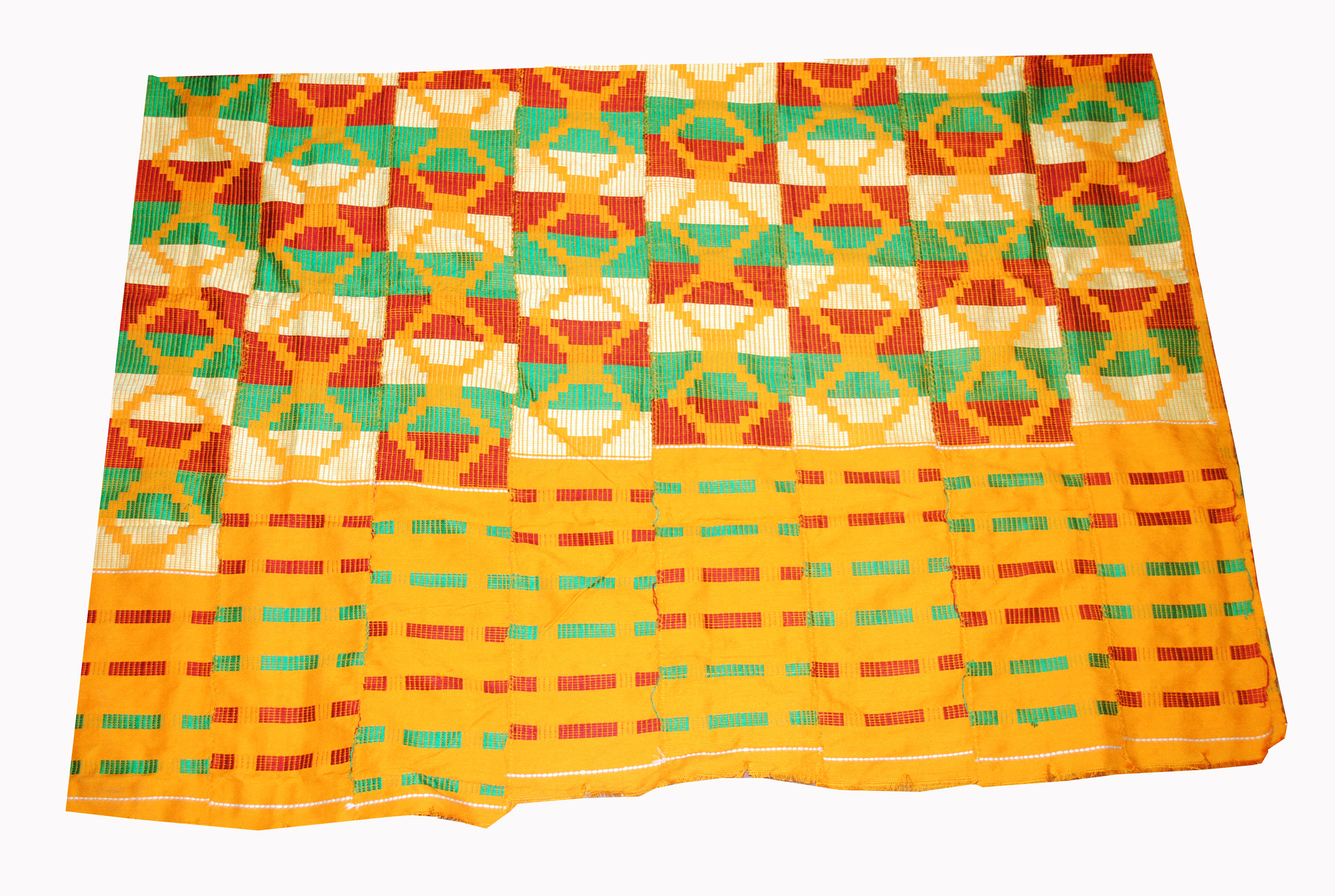 Kente Cloth Ghana African Handwoven Fabric Ashanti Kente African Art 6