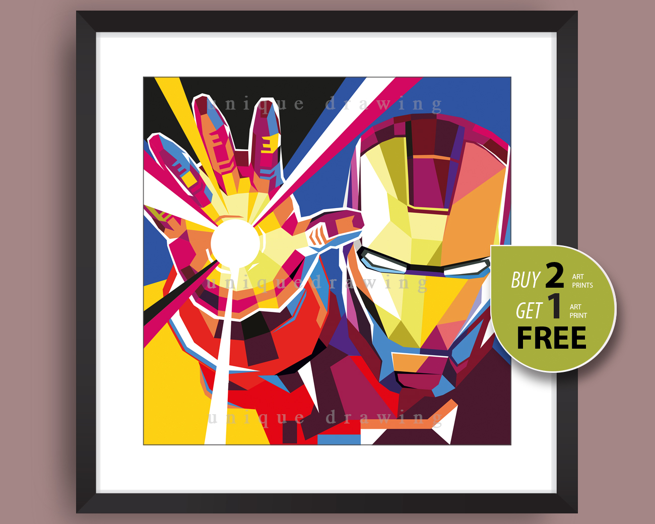 Ironman Iron Man Superhero Avengers Movie Poster Wall Art