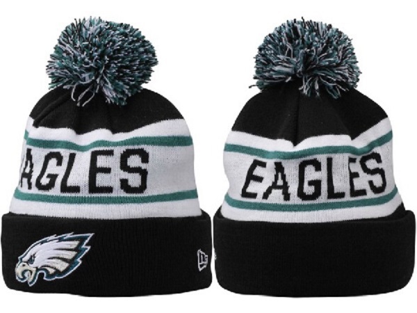 Eagles beanie with pom clearance