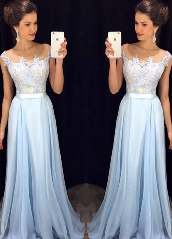 Applique Dresses for Prom