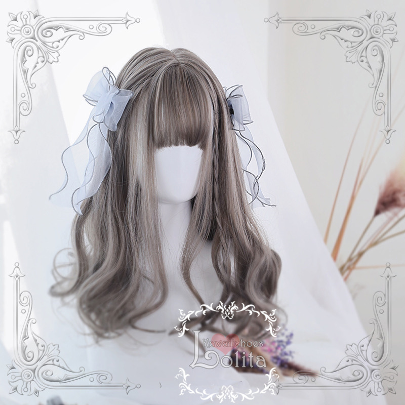 Harajuku Lolita Kawaii Long Curly Wigs Daily Wigs ...