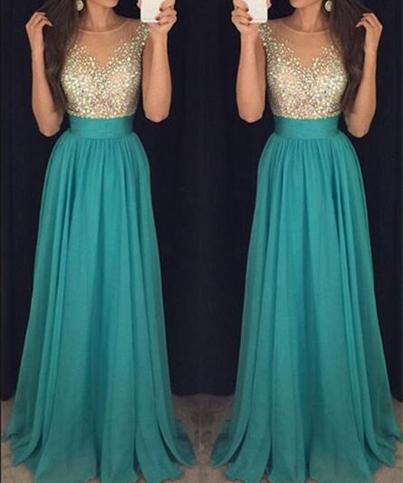 turquoise dress