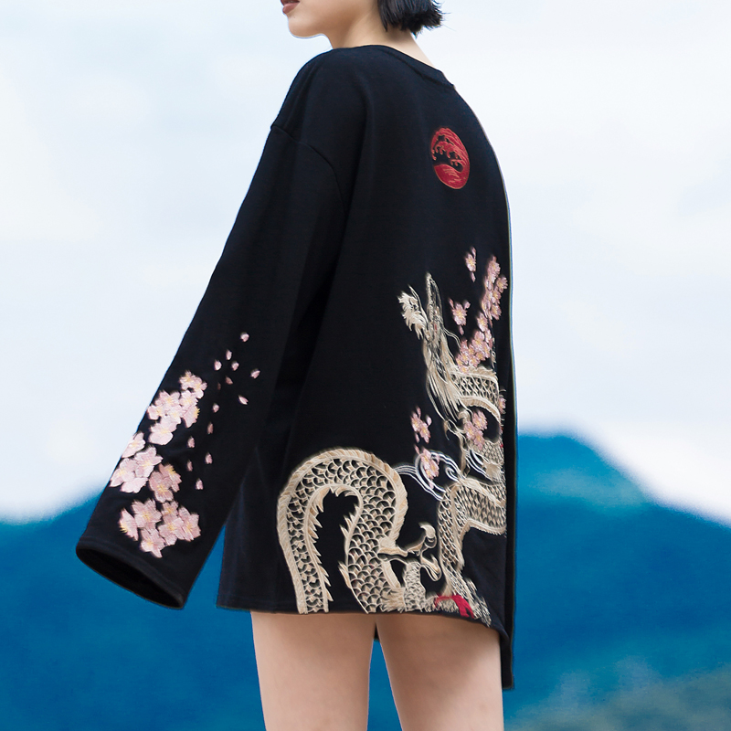 embroidered sweater dress