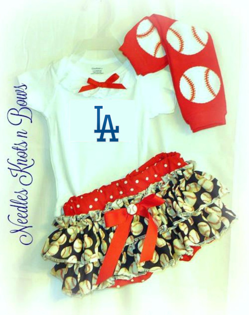 baby girl dodgers outfit