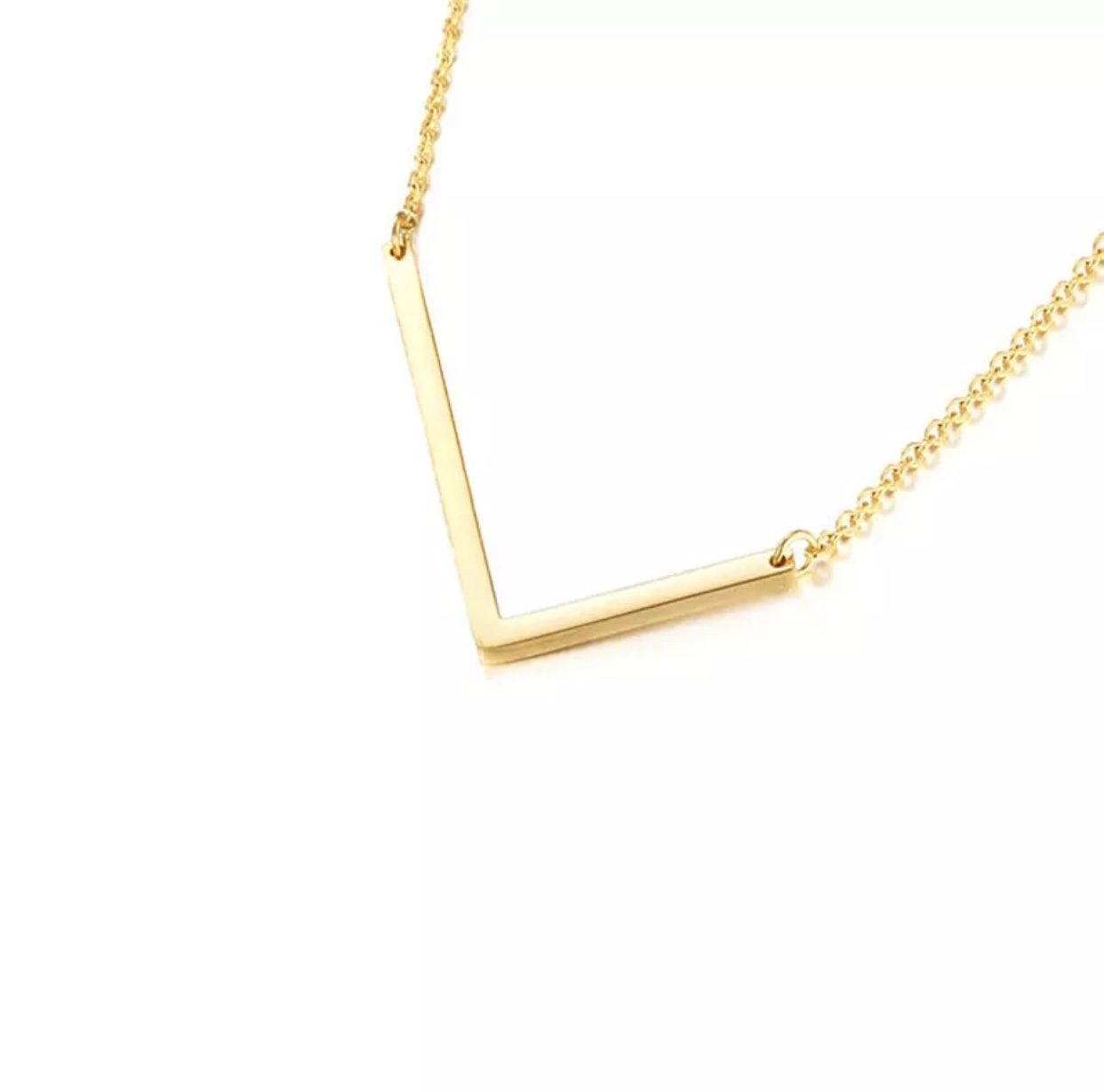 L Gold Pendant Letter Necklace Sold By Little Miss Extra On Storenvy