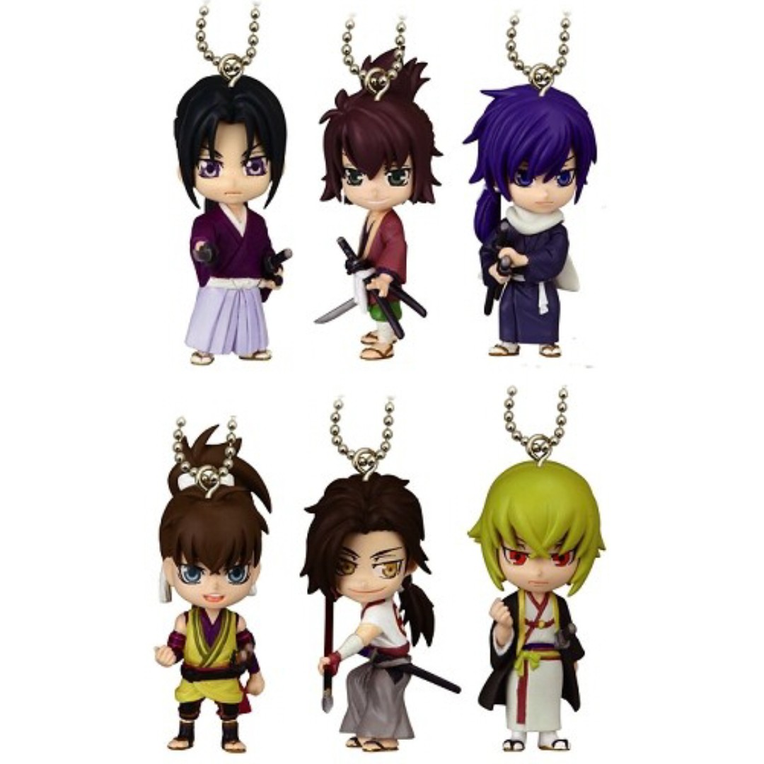 Hakuouki Anime Rubber Strap Phone Charm Pendant Keychain Keyring Okita Toudou