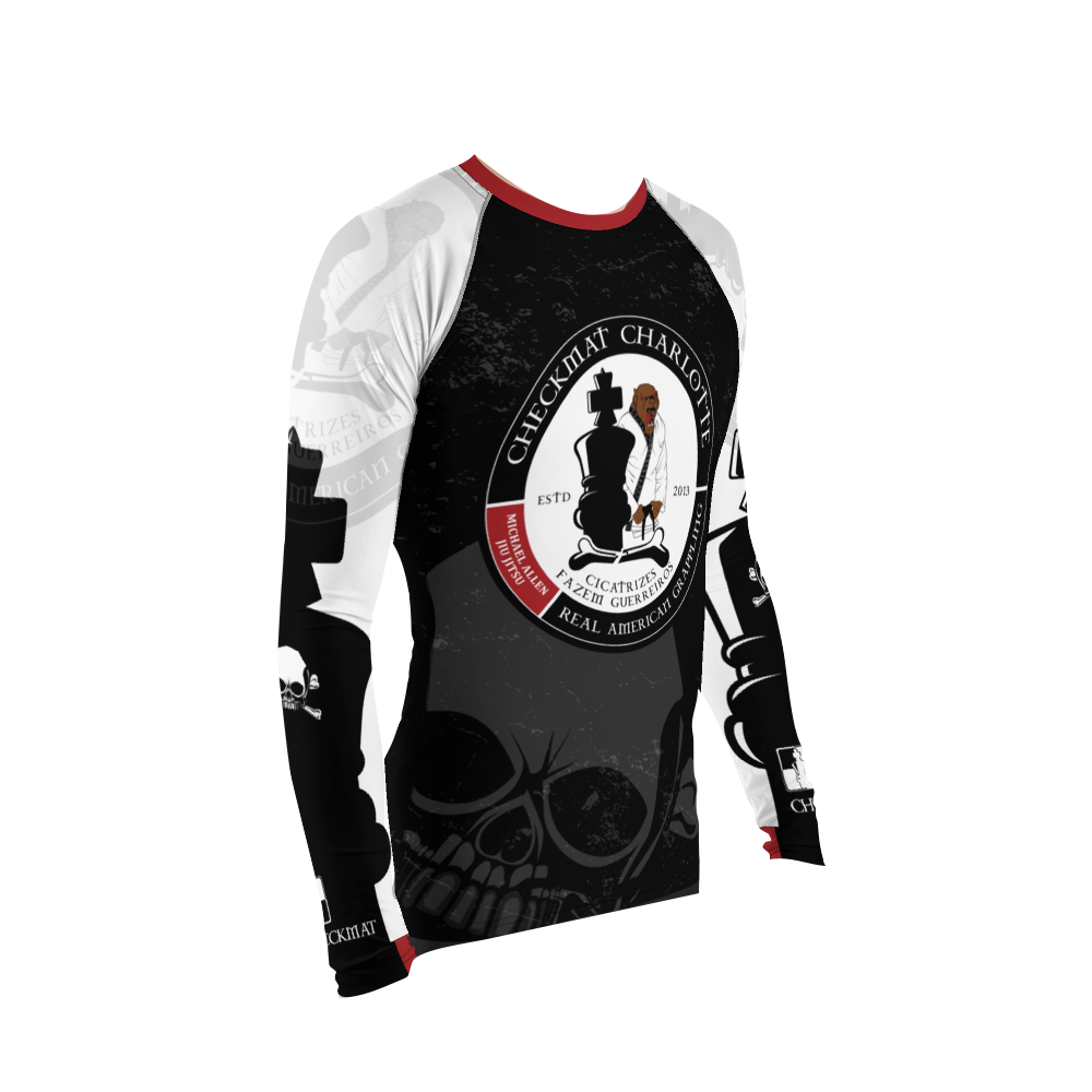 Checkmat Charlotte men's rash guard · Just Heart Apparel · Online Store