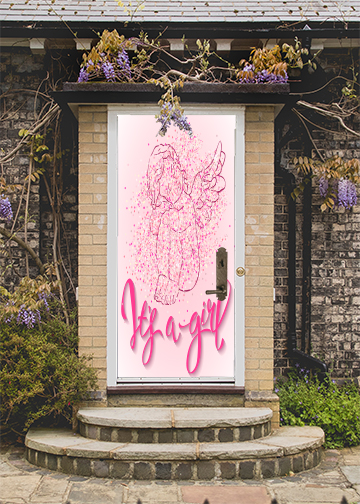 My Little Angel Door Cover Doorway Decor Door Decoration Sold