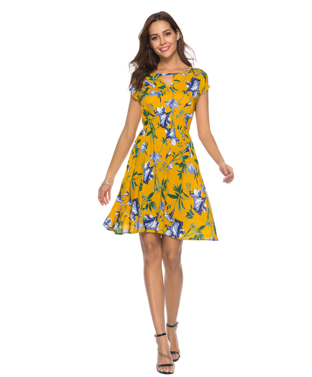 Dress Yellow And Blue Hotsell, 53% OFF ...