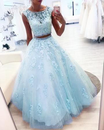 baby blue fancy dress