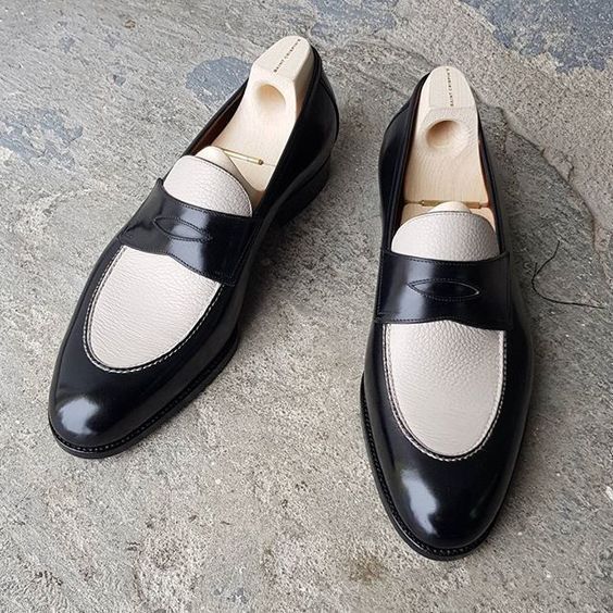 Handmade Men's Loafer Shoes 