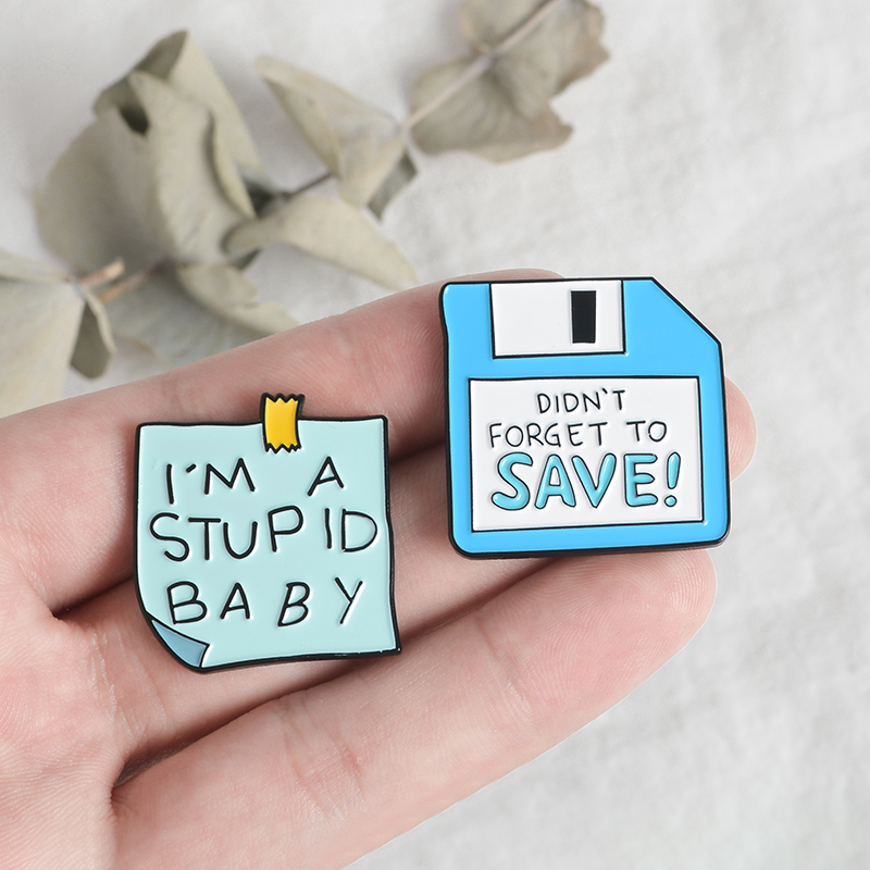 CUTE MESSAGE PINS ( SET / 5PCS ) on Storenvy