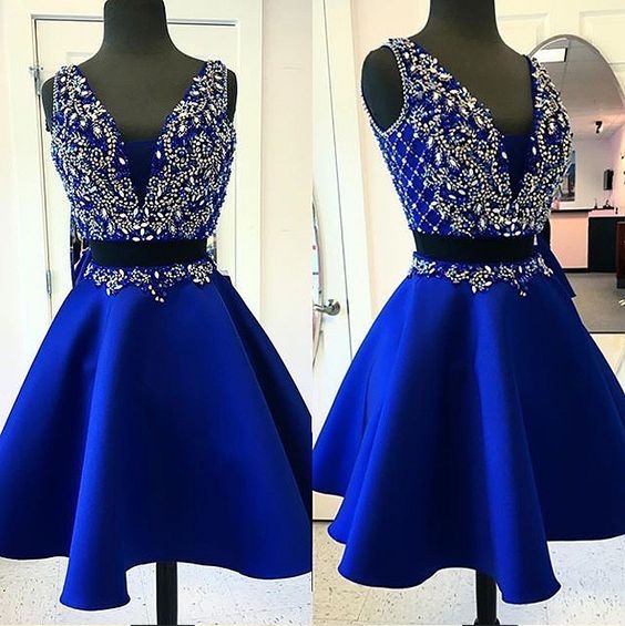 royal blue hoco dress