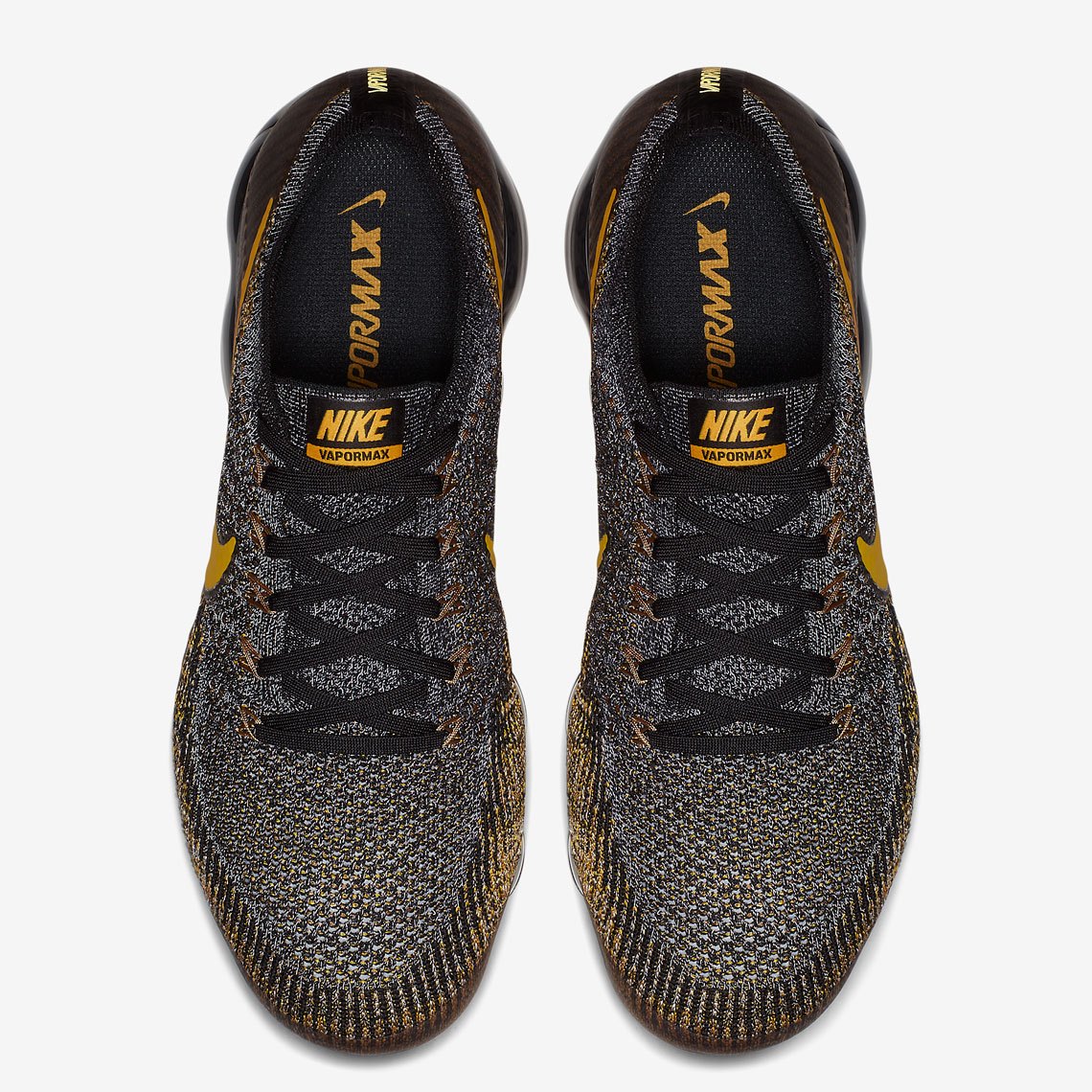 nike vapormax black mineral gold