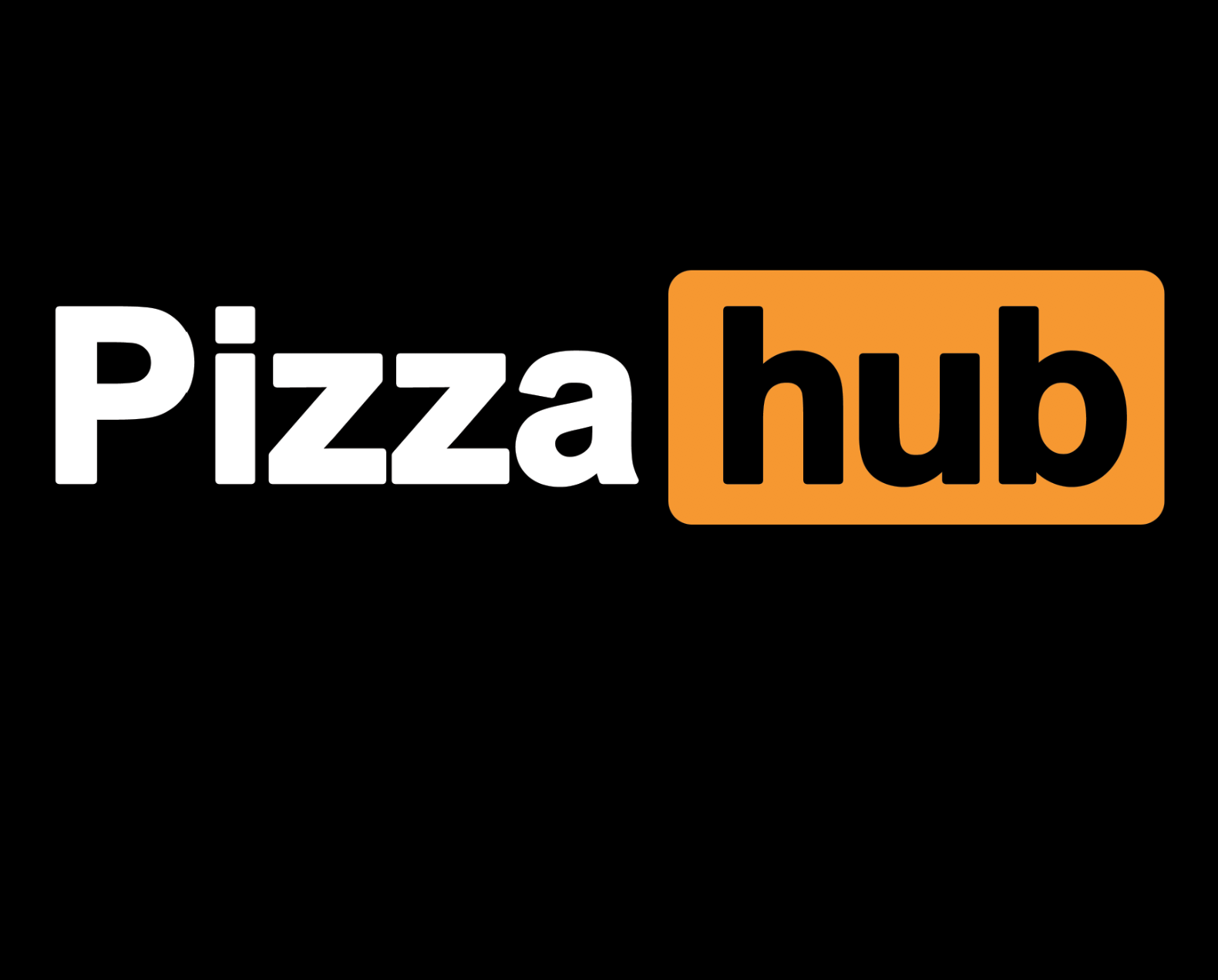 Pizza hub unisex TShirt Black on Storenvy