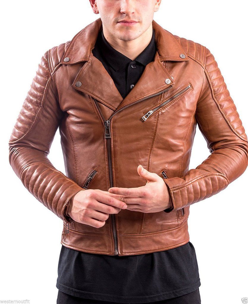 cowhide leather jacket mens