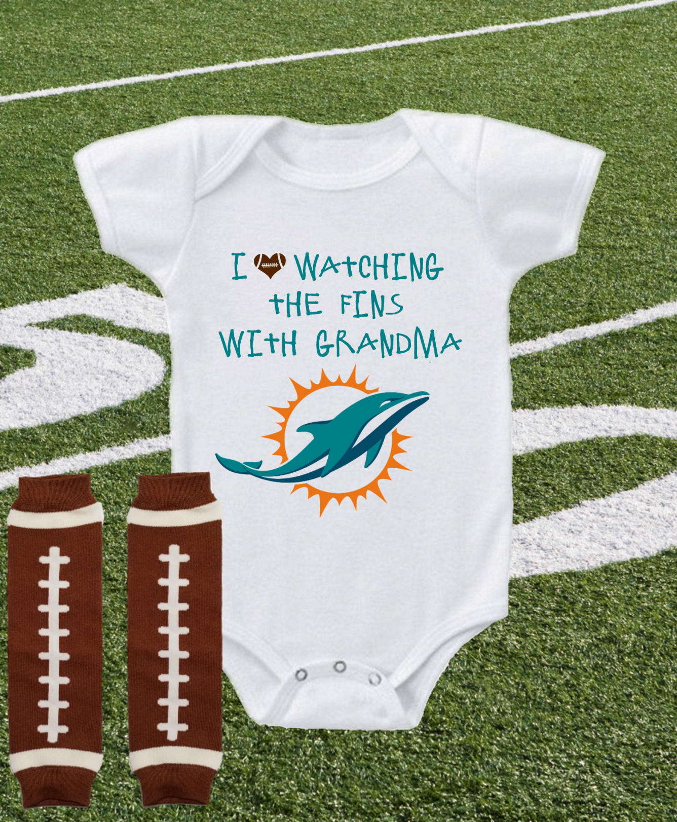 dolphins onesie