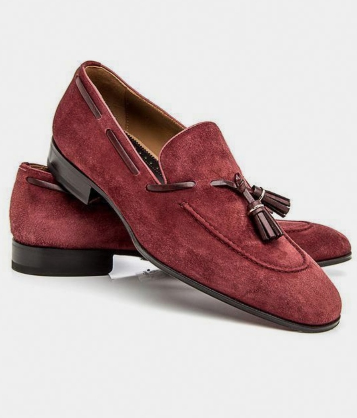 red dressing shoes