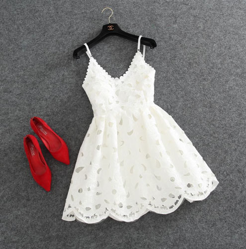 cute white dresses