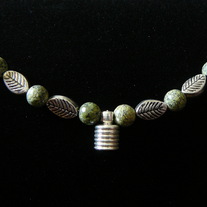 Personalized Rice Writing Necklace -- Nature's Simplicity