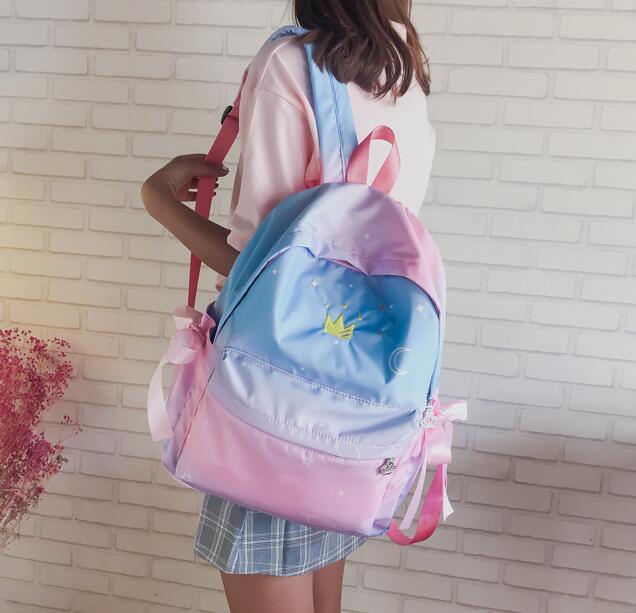 pastel color backpack