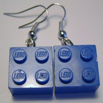 LEGO earrings