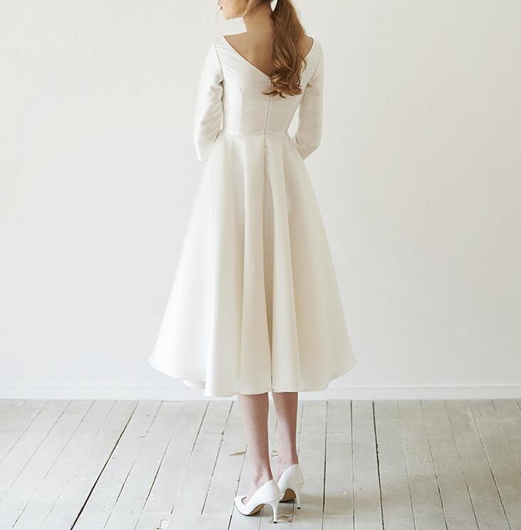 boat neck white dress