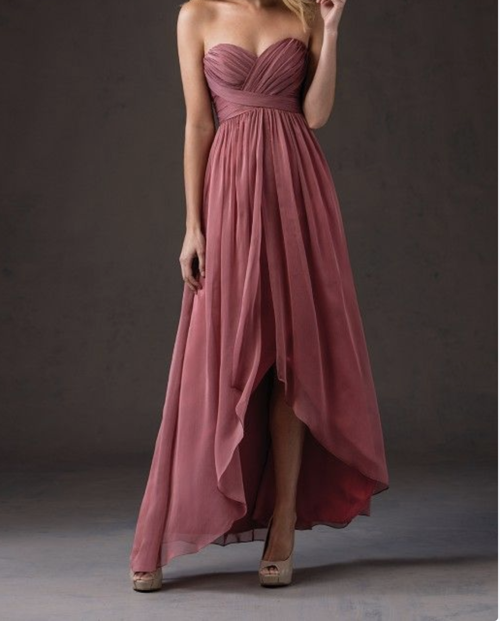 berry bridesmaid dress