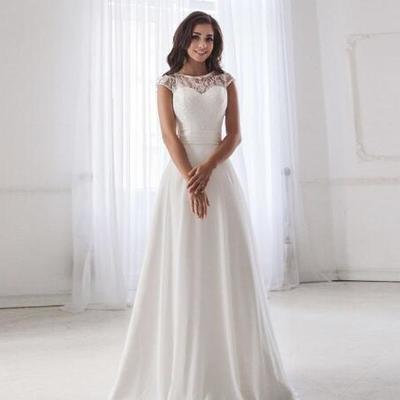 pleated chiffon halter wedding dress with ruffle