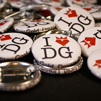I Heart DG Button