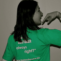 "Is The Customer Always Right?" Green Tee
