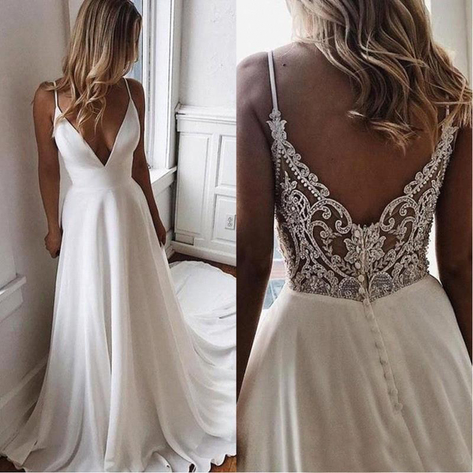 summer beach wedding dress