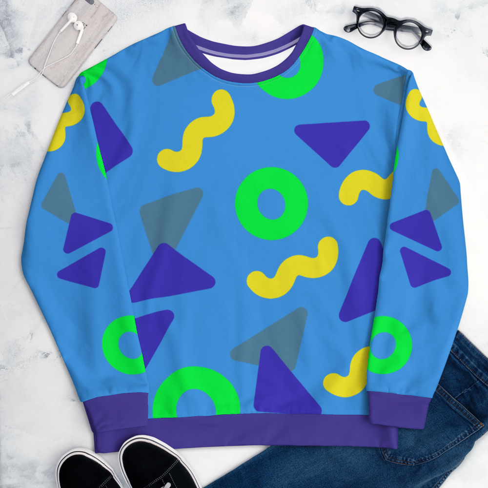 Shop Now For The animal crossing blue retro sweater 3XL | Fandom Shop