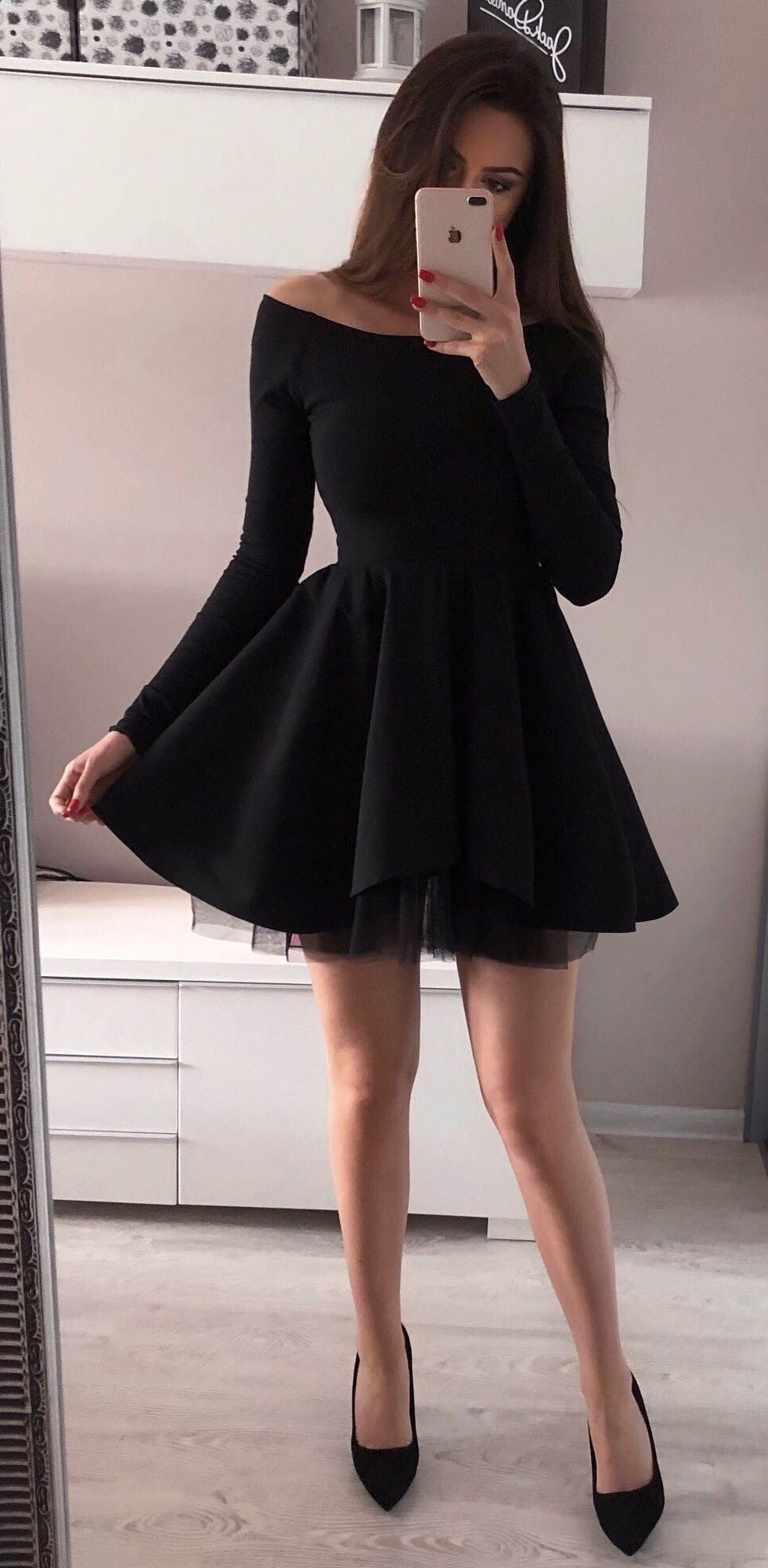 LP1164,Long Sleeves Homecoming Dress,A 