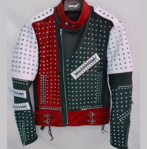 Unique Design Full Studded Biker 