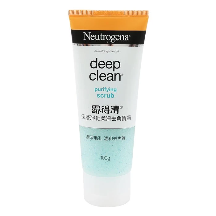 neutrogena deep clean purifying scrub