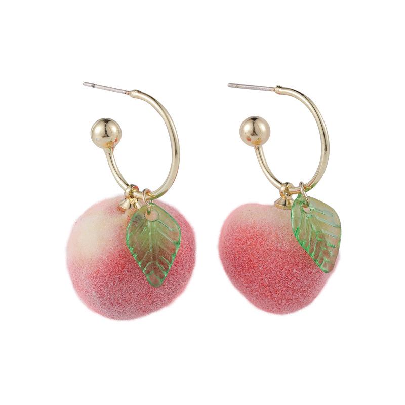 PEACH EARRINGS on Storenvy