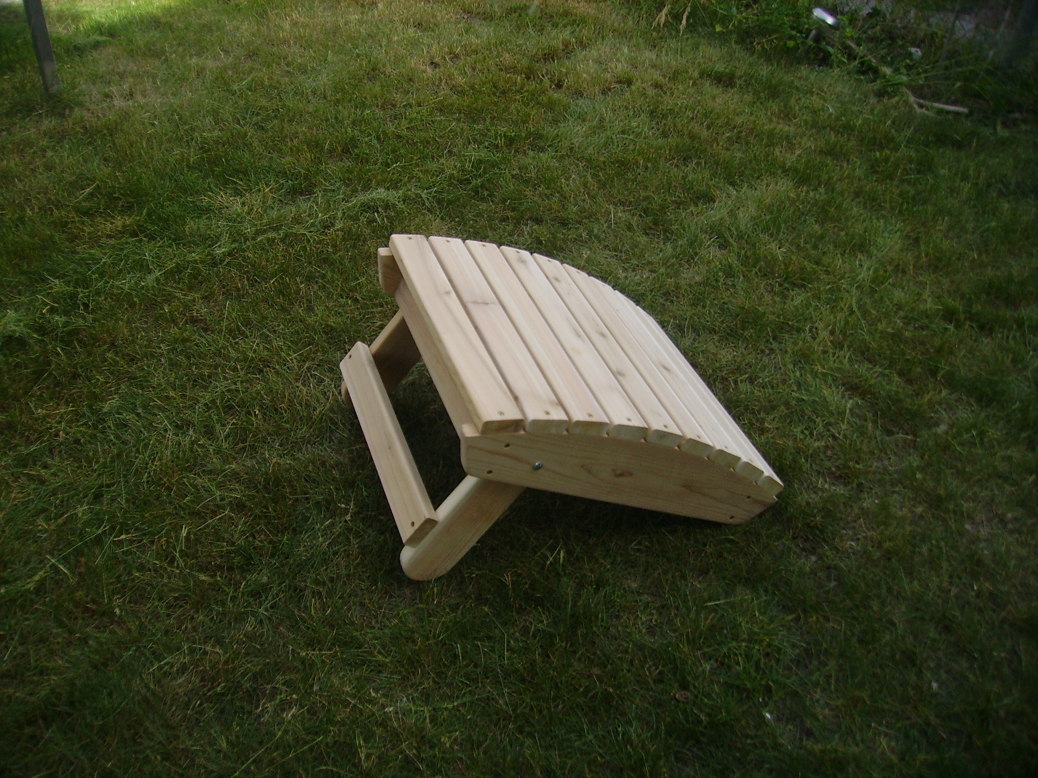 folding cedar adirondack chair