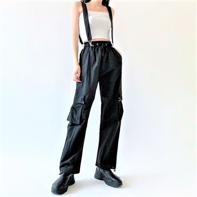 loose fitting women's overalls