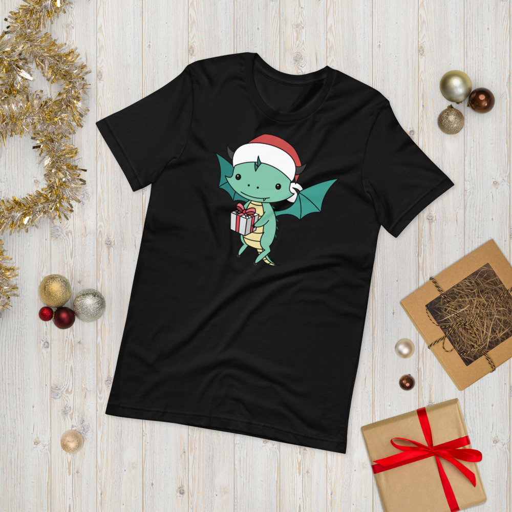 Christmas dragon T-shirt White 