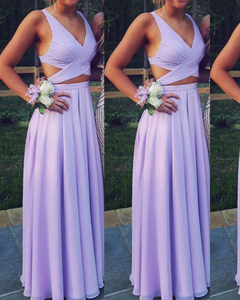 lavender two piece