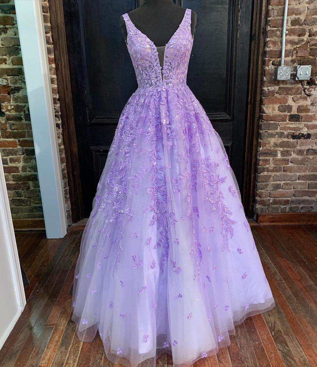 lavender princess dress