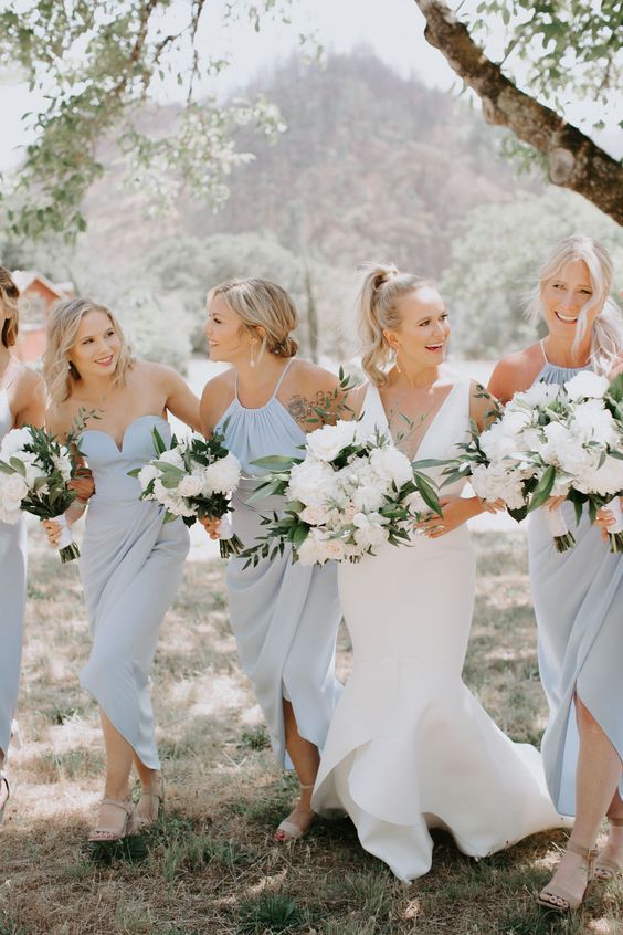 Best Selling Light Blue Mismatched 