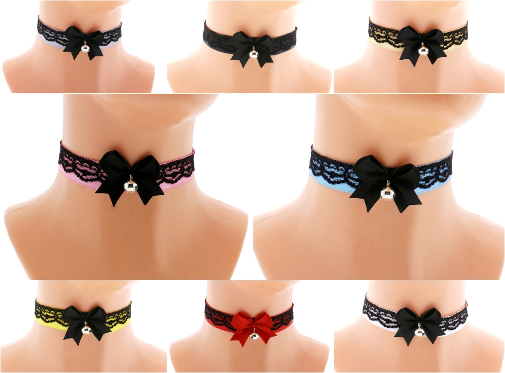 lace kitten collar